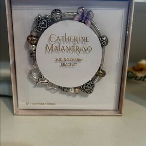 Catherine Malandrino Gold and Silver Filigree Bracelet